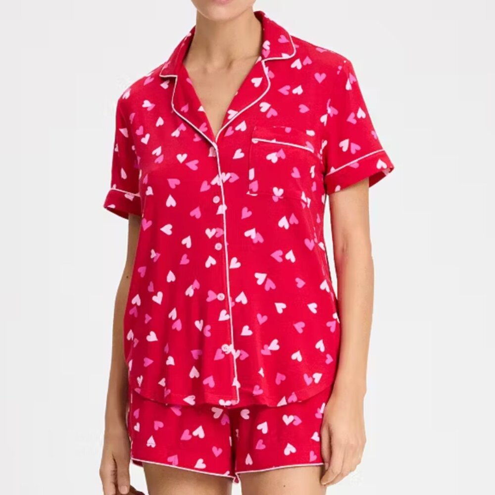 Kate Spade Red Heart PJ Set